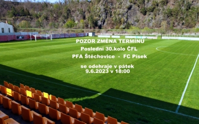 Sezonu áčko zakončí již v pátek, ve Štěchovicích vyzve FC Písek