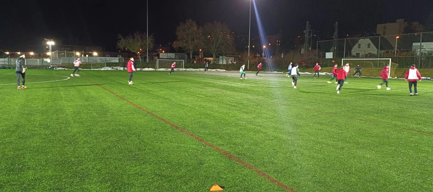 Sestava áčka pro třetí týden přípravy. Leden zakončíme zápasem na Vyšehradě