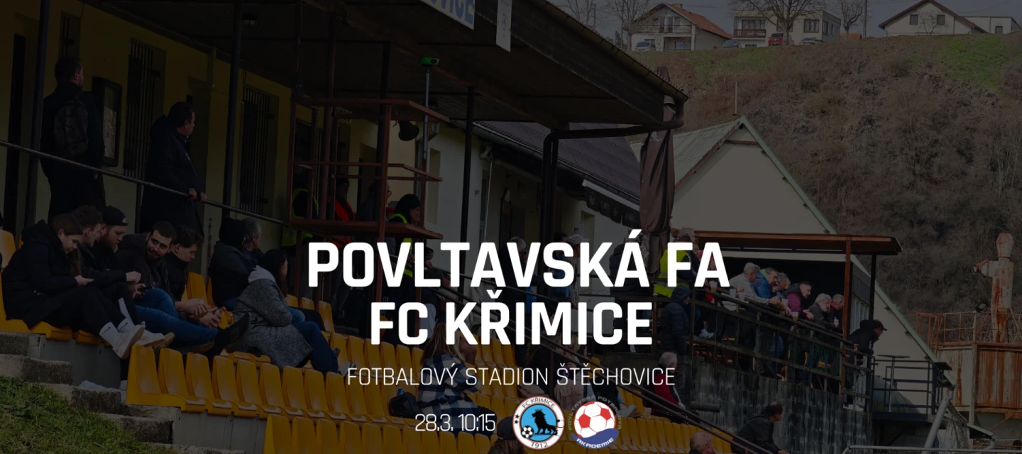Povltavská hostí v sobotu dopoledne Křimice, nováčka z horní poloviny tabulky