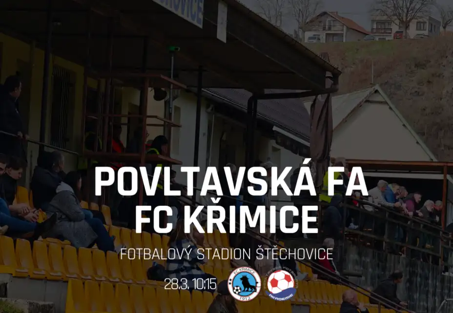 Povltavská hostí v sobotu dopoledne Křimice, nováčka z horní poloviny tabulky