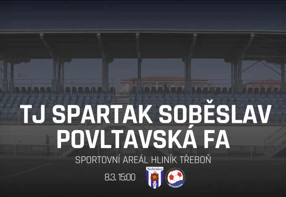 V neděli míříme do Třeboně, jaro tam odšpuntujeme zápasem proti Soběslavi