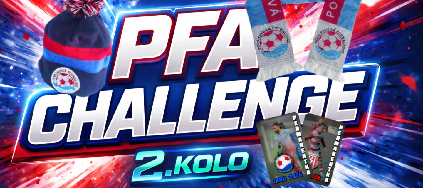 Pořadí soutěžní PFA Challenge po druhém kole