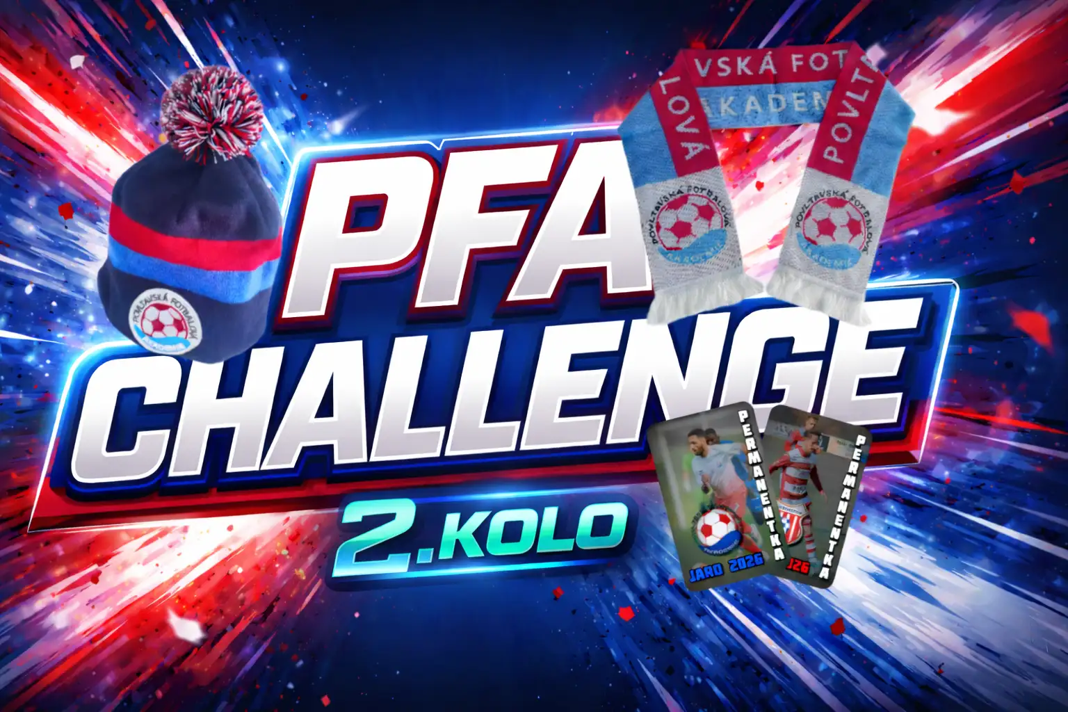 Pořadí soutěžní PFA Challenge po druhém kole