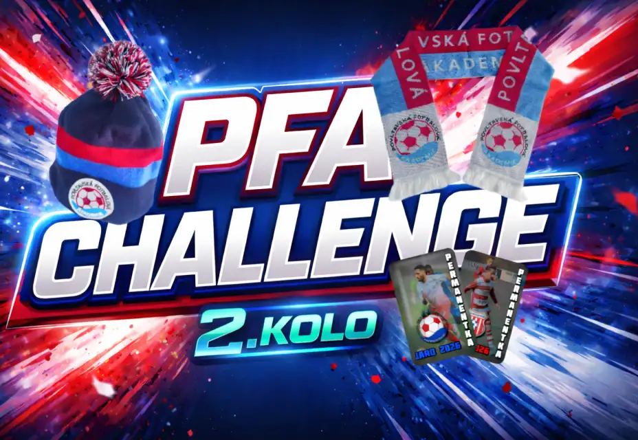 Pořadí soutěžní PFA Challenge po druhém kole